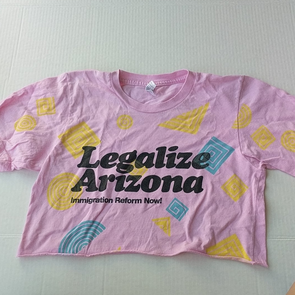 AMERICAN APPAREL/ social justice t shirt